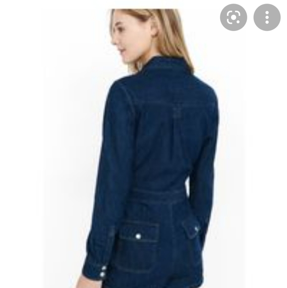 Express Denim Romper - Picture 3 of 6